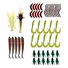 Threemart-Fishing-Lure-Set-Including-Spoon-LuresSoft-Plastic-LuresPopperCrankRattlinSpinnerbaits-and-More