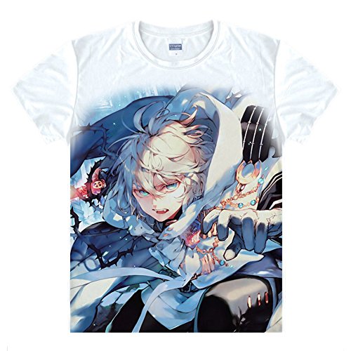 Anime Cartoon Seraph of the End Cosplay Mikaela Hyakuya Shirt Krul Tepes Tee