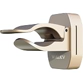 WALKV Magnetic Cigar Holder For Golf Cart, Universal Fit 30-60 Ring Gauge, Aluminum with Velcro Mount, Golf Cart Cigar Accessories Cigar Gifts For Golfers(Champagne gold)
