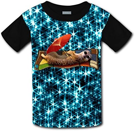 Kids Magic Holiday Slowth Casual T-Shirt Short Sleeve