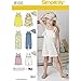 Simplicity 8100 Child's Jumpsuit, Romper, Hat, and Dress Sewing Pattern, Sizes 3-8