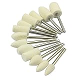 Polishing Rotary Tool Mandrel Mounted Wool Grinder for Dremel by Carving Expert