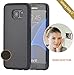 Feceir Anti-Gravity Selfie Case for Samsung Galaxy S7, Hands Free Nano Suction Stick to Glass, Tile, Car GPS, Most Smooth Surface