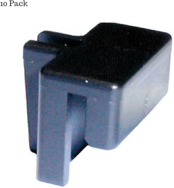 ProPack 10pcs, Hanging File Rail Clip, plastic, black Amazon.co.uk Office Products