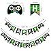 Video Game Happy Birthday Banner Gaming Party Supplies For Boy Gamers Birthday Party Favors