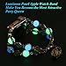 TOMAZON Compatible for Apple Watch Band 38mm 40mm 41mm, Handmade Luminous Pearl Adjustable iWatch Bracelet Metal Link Wristband Pendant for Women Girl - Rose Gold