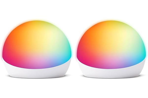 Amazon Echo Glow (newest model), Nightlight for kids, Works with Alexa (2-pack)