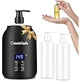 Constelada Massage Oil Warmer & Dispenser - Lotion Warmer Dispenser Heated for Massage Therapy & Beauty Spa Salon - 2 Bottles Included