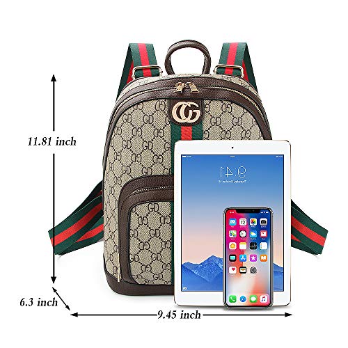 Beatfull Designer Backpack for Women Fashion Shoulder Bag Handbags Ladies Backpack Purse (Brown)