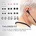 FUSOW Active Noise Cancelling Bluetooth Headphones, wireless neckband headphones, HIFI stereo in-ear sports earphone with microphone,IPX7 Waterproof 18 hours play time,with Magnetic