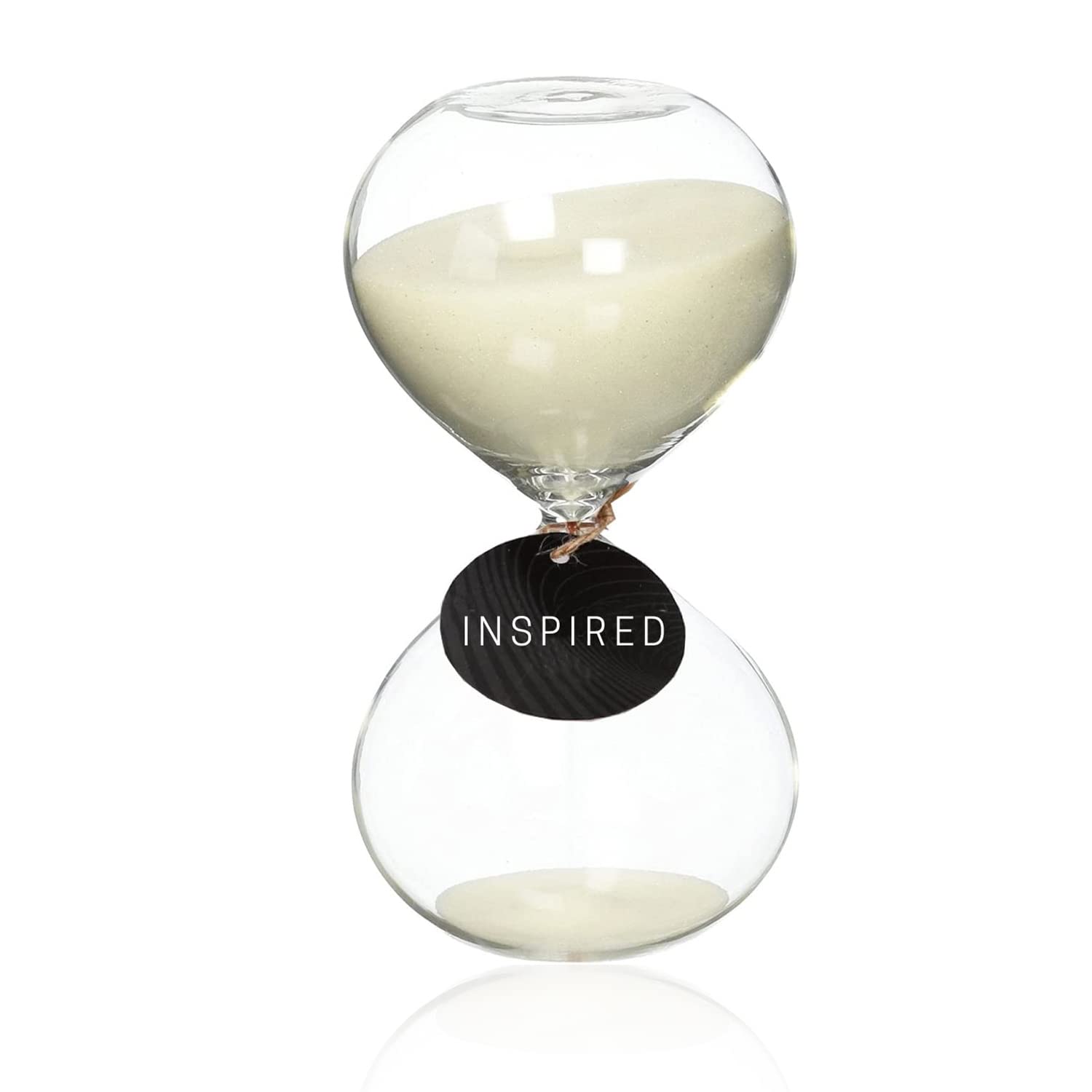 Biloba Puff Sand Timer, Colorful Hourglass Sand Clock, Kitchen Timer - Inspired Glass 3Mins / 5Mins / 30Mins / 60Mins, Home, Office Desk Decor