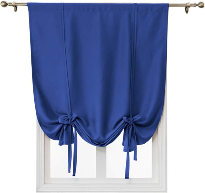 ele ELEOPTION Tie-Up Simple Blackout Curtain