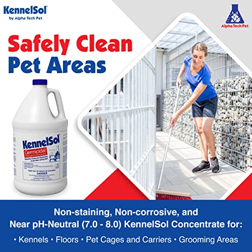 KennelSol 1Step Kennel Cleaner Liquid Concentrate Disinfectant and