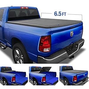 Amazon Com U Drive Auto Lock Tri Fold Hard Solid Tonneau Cover For 1994 2001 Dodge Ram 1500 Styleside With 6 5 Feet 78 Inch Bed Only Automotive
