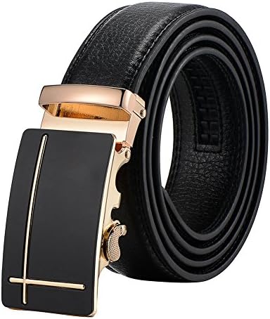 Fenrnagdnno Belt for Men - Rachet Belt with Automatic Buckle,nickle free,47"
