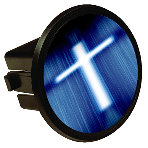 Christian Crusifix Round Hitch Cover Hitch Plug
