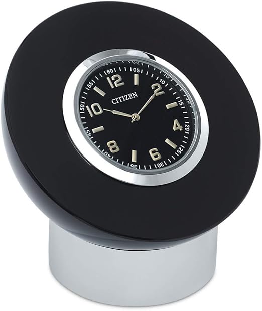 Citizen CC1011 Decorative Desk Clock, Black Home & Kitchen