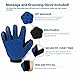 Frisky Paws Pet Hair Remover Brush Self-Cleaning Base | Reusable Double-Sided Cat & Dog Hair, Fur, Fuzz Lint Removal Furniture, Clothes, Carpet & Car Seat | Pet Grooming Glove Included