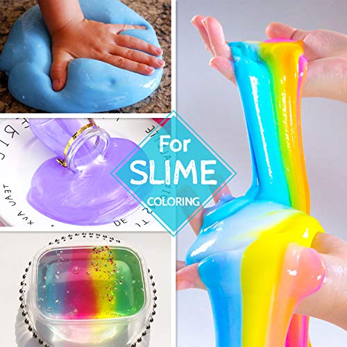 24 Color Food Coloring - Variety Rainbow Cake Food Coloring Set for ...