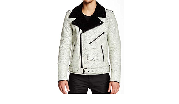 blk dnm shearling jacket
