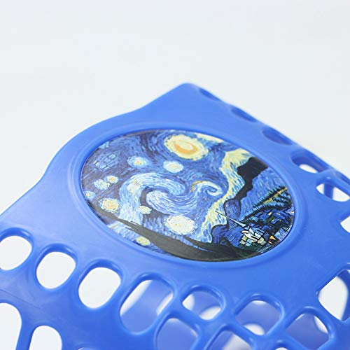 QIELIZI Kid's Bike Basket,Kids Bicycle Basket Matching 2 X Bicycle Bell Included, Bike Bell Bike Accessories Gift for Girls Boys(Starry Sky)