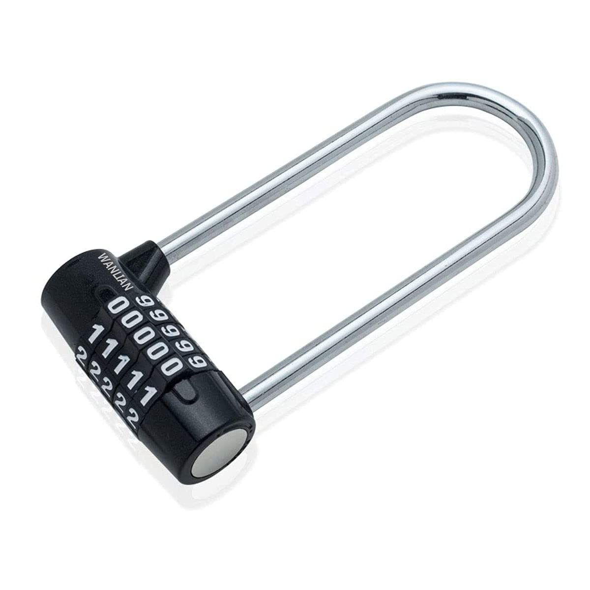 Large Lengthened Beam Locker Cabinet Door Handles Combination Lock Padlock Combination Lock Gym Lock 5 Digit Combination Padlock Safety Padlock Safety Lock Luggage Locker Wardrobe Gym Locker