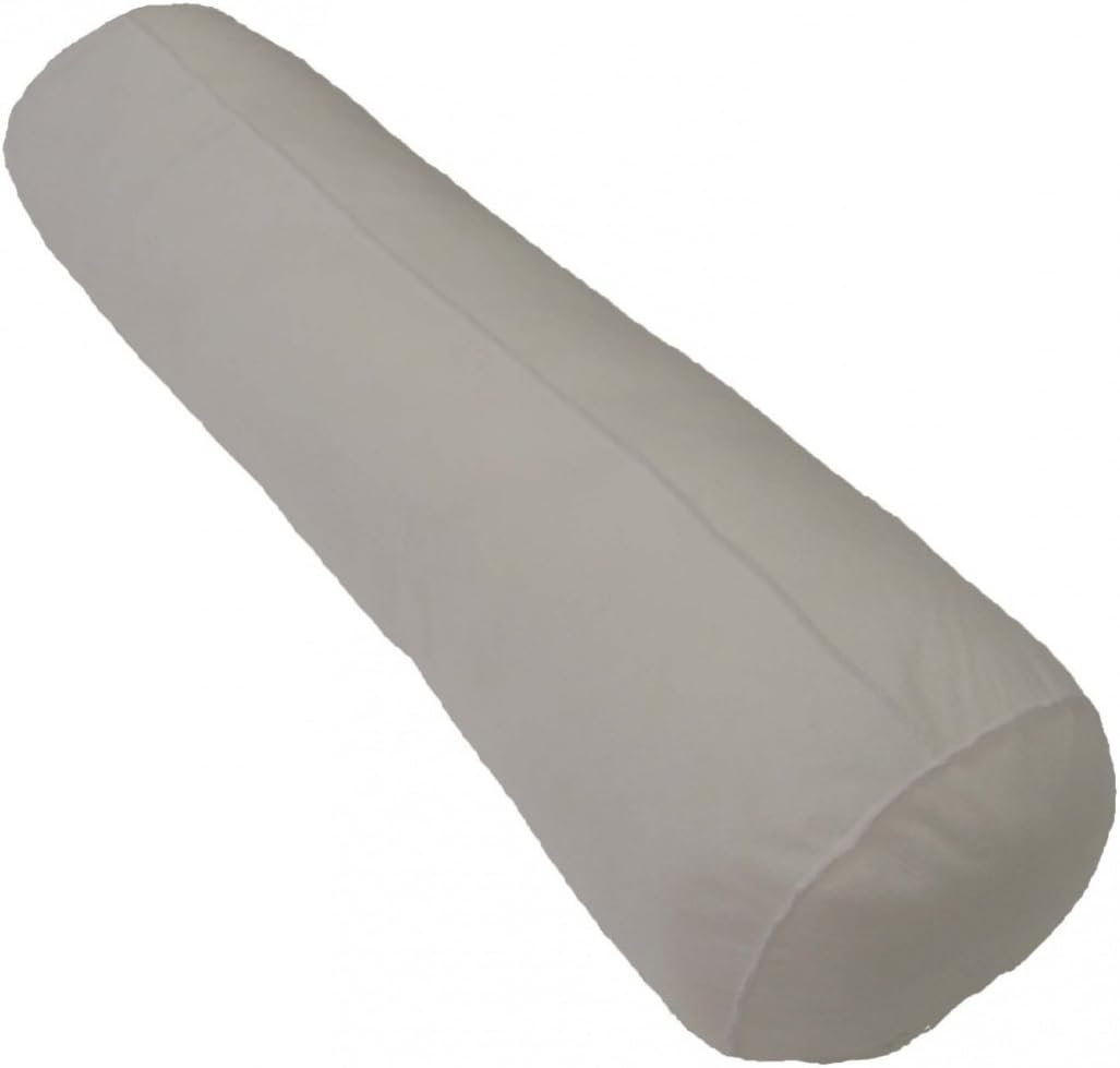 Pillowflex Bolster Pillow (9"x26") - Round Roll Pillow Bolster Insert, Plush Polyester-Filled Insert for Decorative Shams, Odorless, Lint and Dust-Free Polyester Filling, No Lumps - (White)