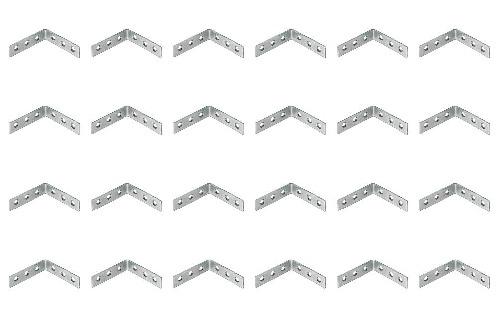 100x100x20mm 90 Degree Small/Large Steel Right Angle Metal L Shaped Bracket Corner Brace Fixing Shelf Support Repair x24