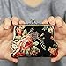Generic Women Floral Exquisite Clasp Coin Purse Cards Case Flowers Print Wallet For girls (Black)
