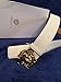 Authentic Versace Medusa Head White Leather Belt