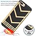 Tekcoo for iPhone 8 Plus Case, for iPhone 7 Plus Sturdy Case, [Varmor] Shock Absorbing [Champagne Gold] Bumper Hard Slim Luxury Cases Cover [Scratch Proof] Plastic Shell + TPU Rubber Inner