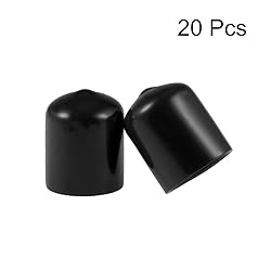 uxcell 20pcs Rubber End Caps 19mm ID Vinyl Round