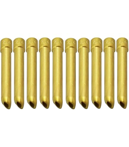 Premium TIG Welding Gas Lens Collet Body – 45V44 2.4mm (3/32 Inch) Copper, Compatible With WP-9, WP-20 & WP-25 Torches (5-Pack)