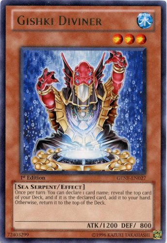Yu-Gi-Oh! - Gishki Diviner (GENF-EN027) - Generation Force - 1st Edition - Rare