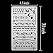 20 Pieces,Over 1000 Different Patterns of Journal Stencil Painting Stencil Letter Stencil Planner Stencil for DIY Craft,Scrapbooking and DIY Craft