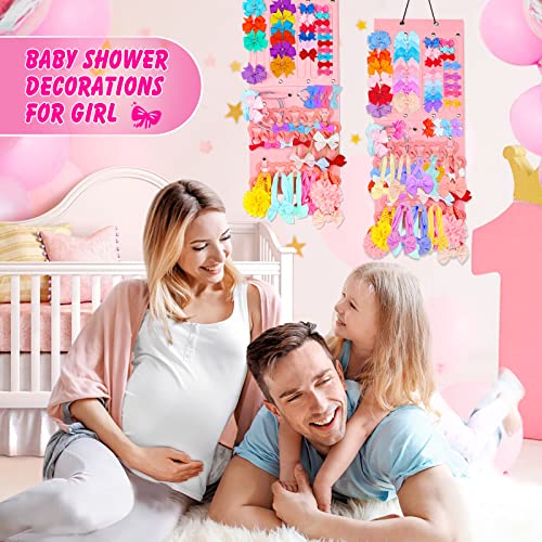 Bow Holder for Girls Hair Bows, Headband Holder Organizer for Baby Girl