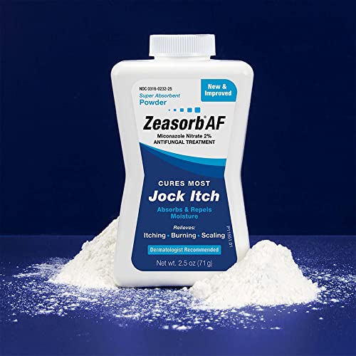 Zeasorb Antifungal Treatment Powder, Jock Itch 2.5 Oz, Pack Of 6 on