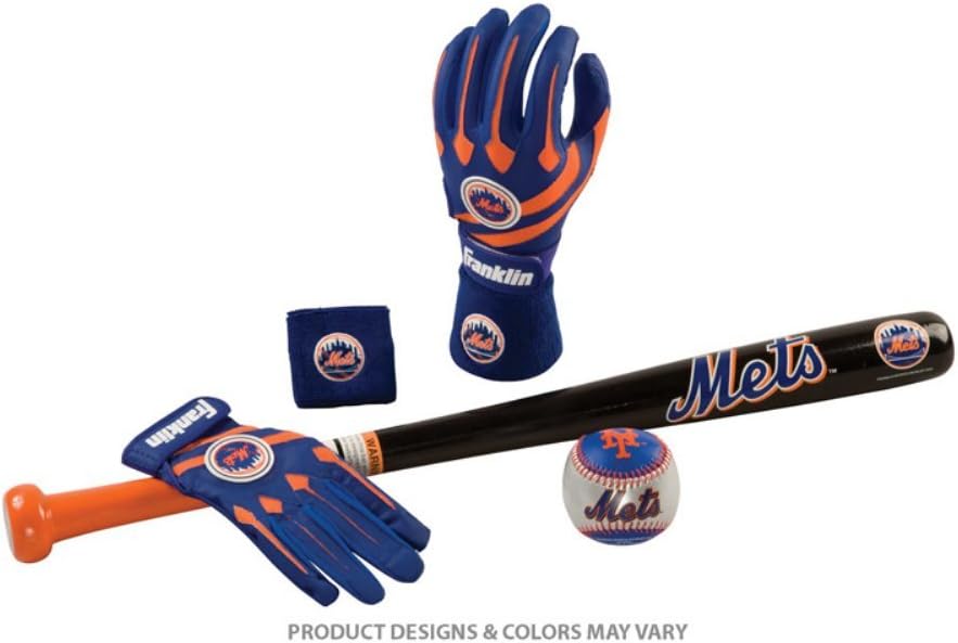 Franklin Sports New York Mets Complete Tee Ball Set T