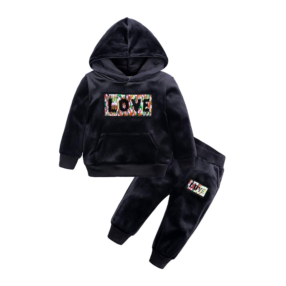 baby velvet tracksuit