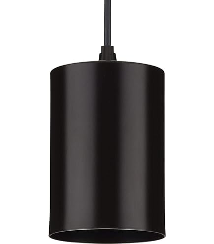 Progress Lighting P560037-031　おしゃれな照明 Progress Lighting P500355-031 5IN CYL RNDS Cylinder, Black, 9.80x5