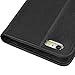 iPhone 6S Plus Case, iPhone 6 Plus Case Abacus24-7 Wallet Case with Leather Flip Cover, Black