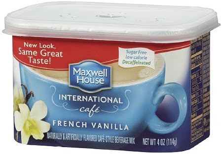 Maxwell House International Decaf Sugar Free French Vanilla Cafe - 4 oz by Maxwell House