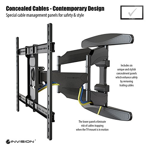 Invision Ultra Strong TV Wall Bracket Mount Double Arm Tilt & Swivel