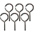 5/32” Hex Key Dogging Key Allen Key with Full Loop, Allen Wrench Door Key for Push Bar Panic Exit Devices, Solid Metal - 6 Packs