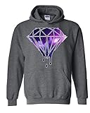 Artix Galaxy Diamond Unisex Hoodie Sweatshirt Medium Dark Heather