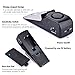 AUSHEN Door Stop Alarm 120dB Home Wedge Shaped Blocking Security Systerm for Home or Travel 2pcs Set