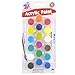 18 Basic Colors Acrylic Paint Pots Set with Brush, Strip Painting Set for Kids