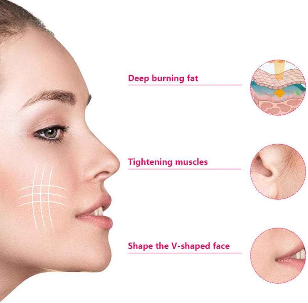 EMS Intelligent V-Shaped Face-Lifting Facial Beauty Instrument USB Rechargeable for Physical Facial Firming Anti-Aging Anti-Wrinkle Improve Loose Skin: Home & Kitchen