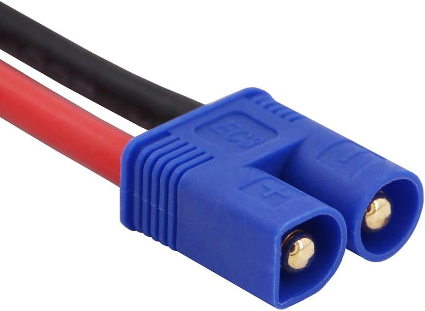 BDHI 2pcs ID Charger Adapter: Traxxas Female to EC3 EC-3 Male TLR LiPo TRX TRA2970 TRA2972(B129-2) - Image 5