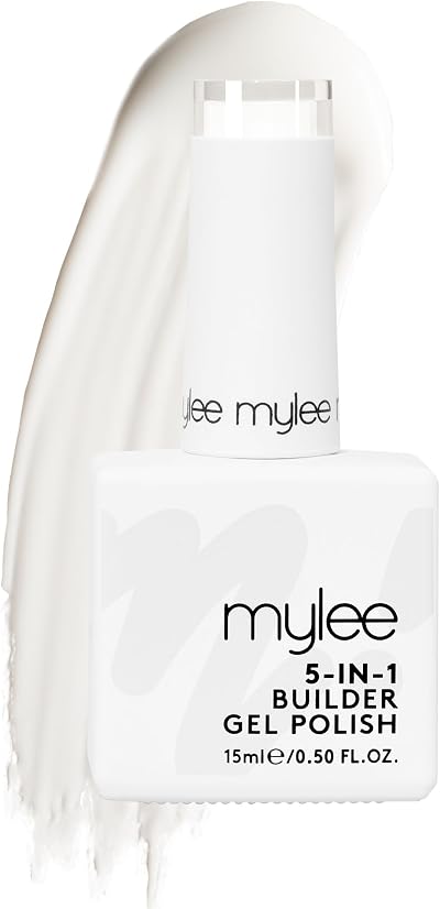 MYLEE 5 in 1 Builder Gel 15ml UV/LED Nail Strengthening Base Top Coat White